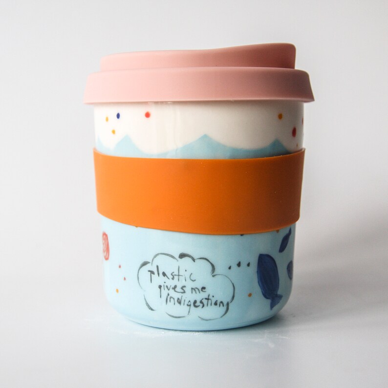 Ceramic Keep Cup Funny Ceramic Coffee Cup Ceramic Mug with Etsy