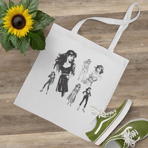 Chic Fashion Tote Bag, Stylish Shopping Bag, Gift for Her, Everyday Tote, Eco-Friendly Bag, Unique Art Tote