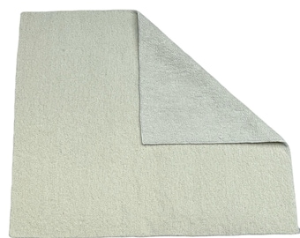 Soft Bubble Weave Wool Rug – Handwoven Living Room Accent