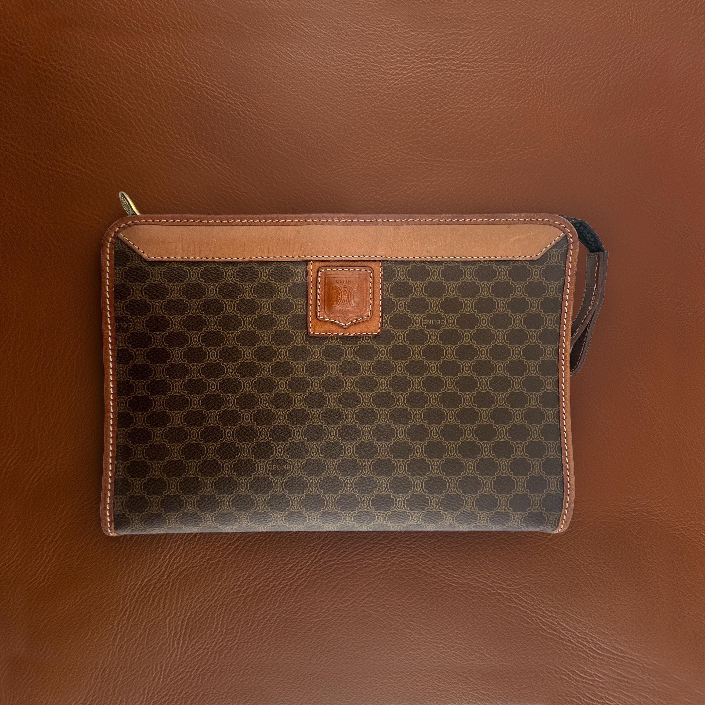 Vintage Celine Macadam Clutch - Etsy