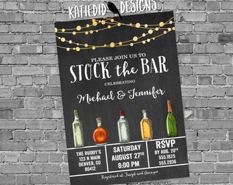 Rehearsal Dinner Invitation Black White Stripe Floral Etsy