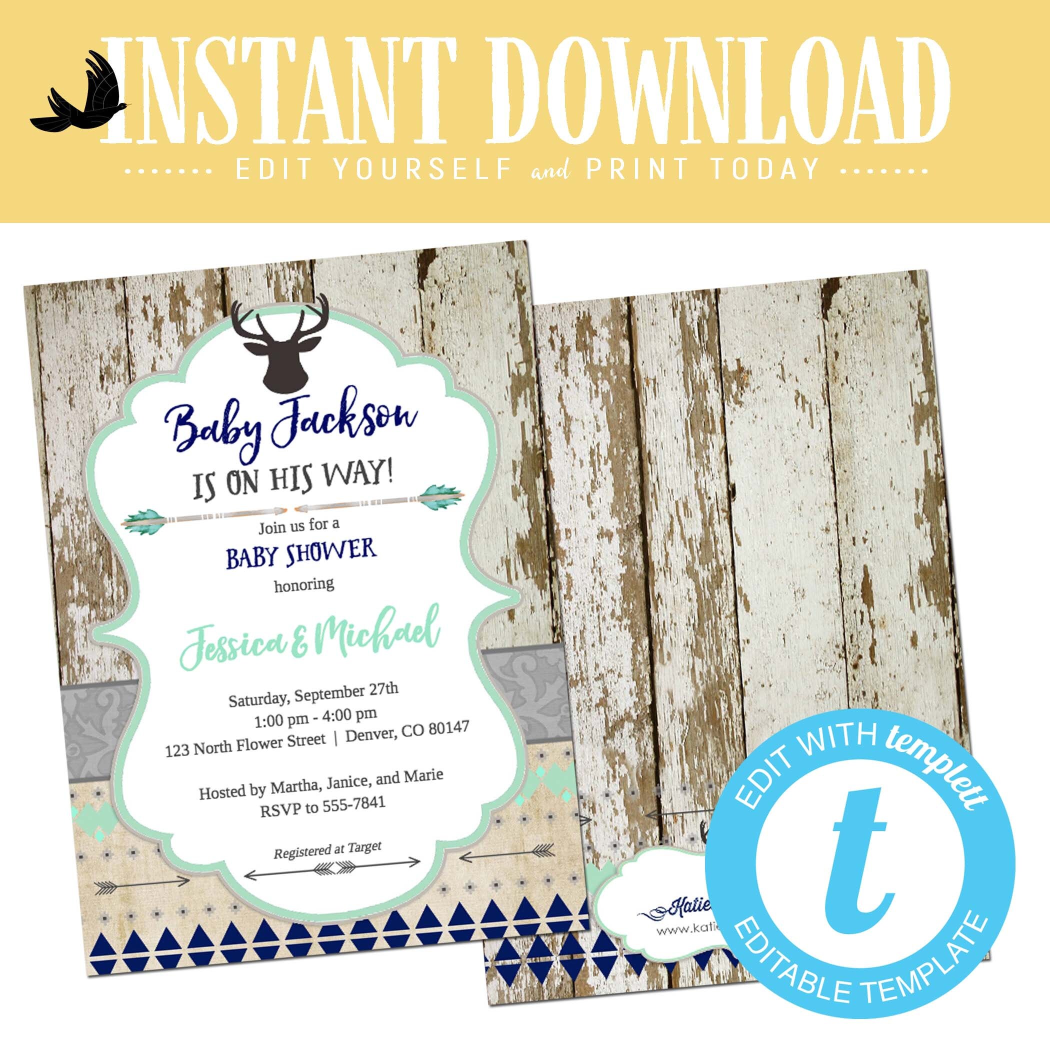 baby shower invites minted
