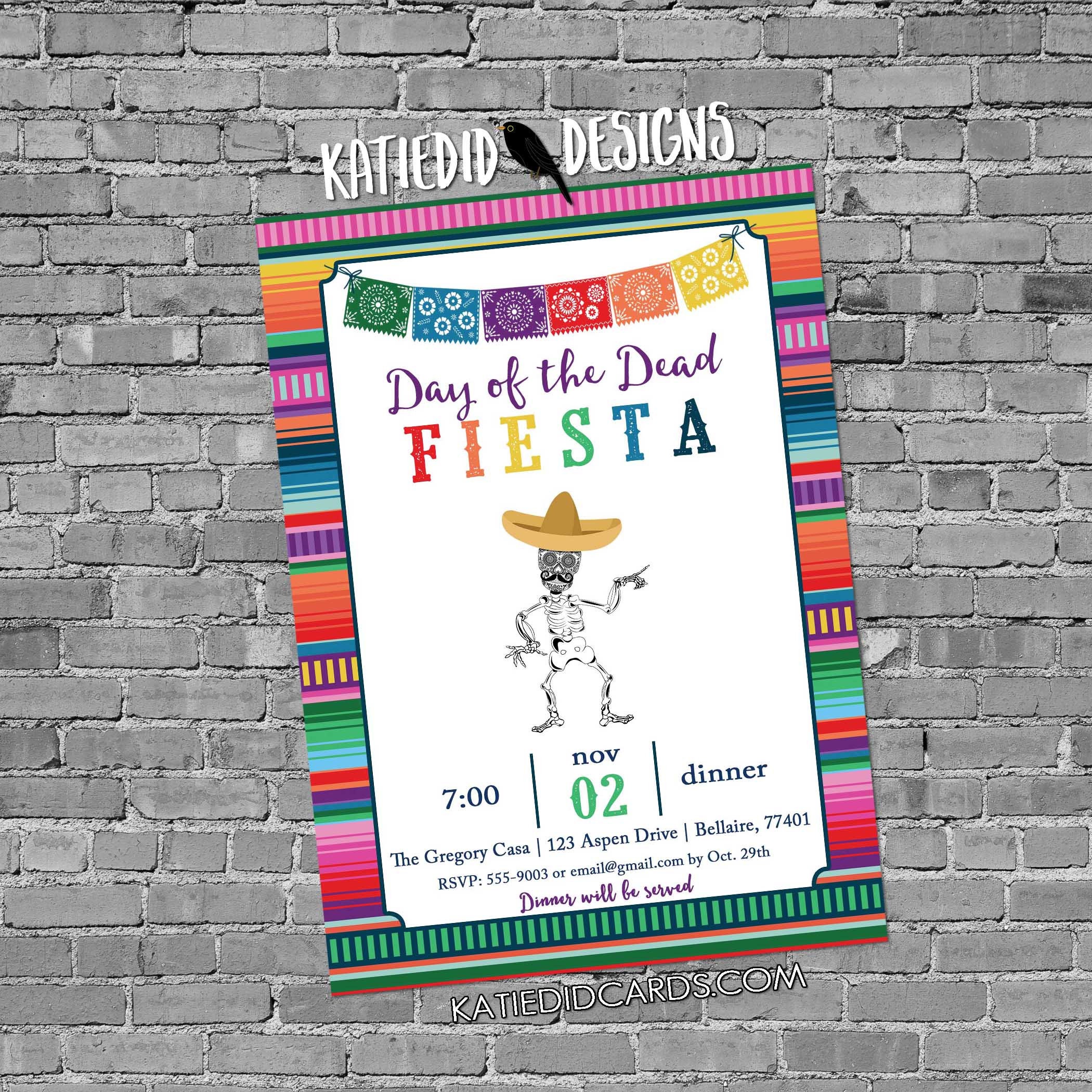 Fiesta Invitation Halloween Day Dead Dia Muertos Skeleton I Do Bbq Fiesta Invitation Halloween Day Dead Dia Muertos Skeleton I Do Bbq