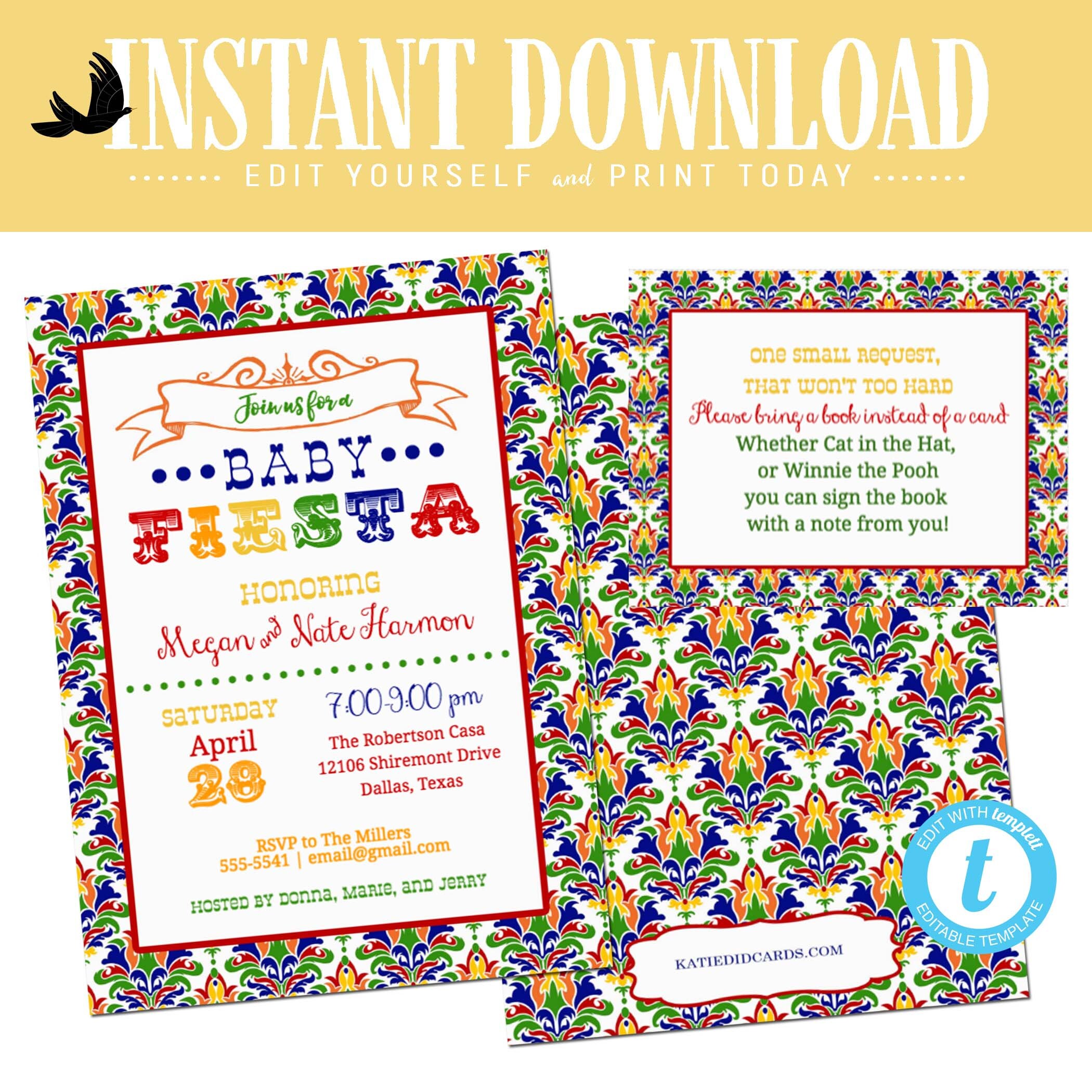 Fiesta Invitation Gender Reveal Baby Shower Neutral Couples Coed I Do Fiesta Invitation Gender Reveal Baby Shower Neutral Couples Coed I Do