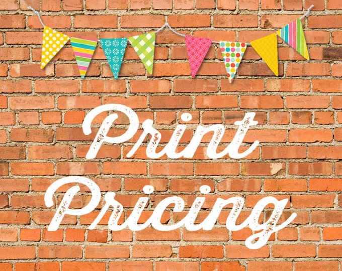 Printing Service on 100 Lb. Matte Card Stock includes White Etsy