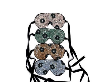 Schlafmaske Bio Baumwolle | Nachhaltige Augenmaske handmade in Köln | GOTS-zertifiziert, weich & bequem