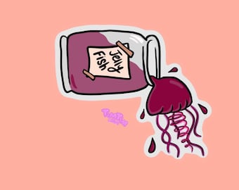 Jellyfish Jelly Sticker