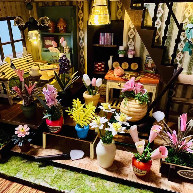 Комплект для самостоятельной сборки теплицы, 3D-модель из дерева со светодиодной подсветкой 4 — изображение