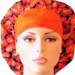 Scrub Hats/Halloween Pumpkin Patch/Bouffant Scrub Hats/Medical Scrub Hats/RN/Nursing/Holiday Scrub Hats/Surgical Scrub Hats/CRNA Scrub Hats