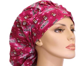 Anesthesiologist Scrub Hat-"Prepare to be Midazzled"-Bouffant Scrub Hat-Women's Scrub Hat-Anesthesia Scrub Hat-Surgical Scrub Caps-Medical