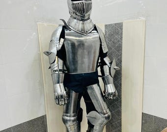 Barbuta Knights Rüstung Komplettes Set — 18 Gauge Stahl Mittelalterlicher Cosplay / Reenactment Anzug