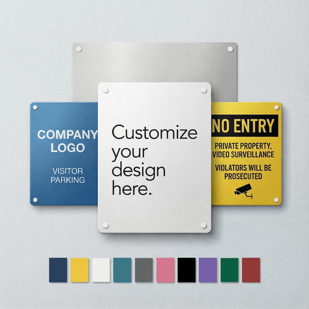Custom Metal Sign for Wall Personalized Outdoor Sign Waterproof ...
