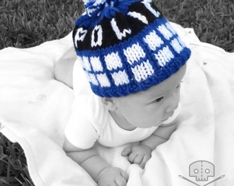 Doctor Who- Inspired Police Box Hat- Baby- Washable