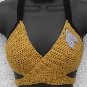 Star Trek - Inspired Crochet Wrap Top - Washable