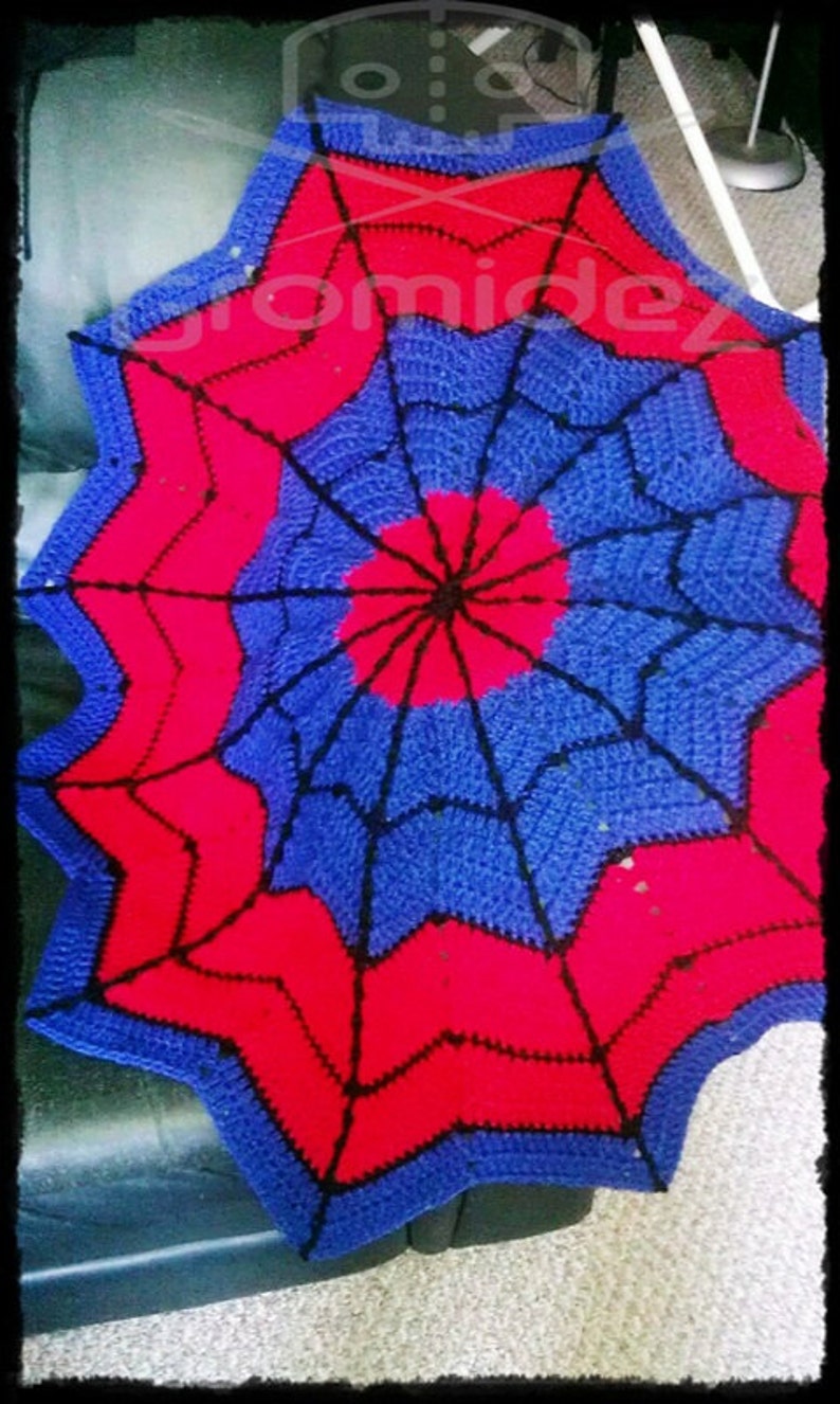 Spiderweb Blanket Large/Adult CUSTOM image 2