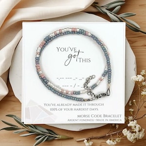 You've Got This Bracelet Motivational Bracelet for Her Unique Encouragement Jewelry Gift for Women Encouraging Reminder Personal Affirmation