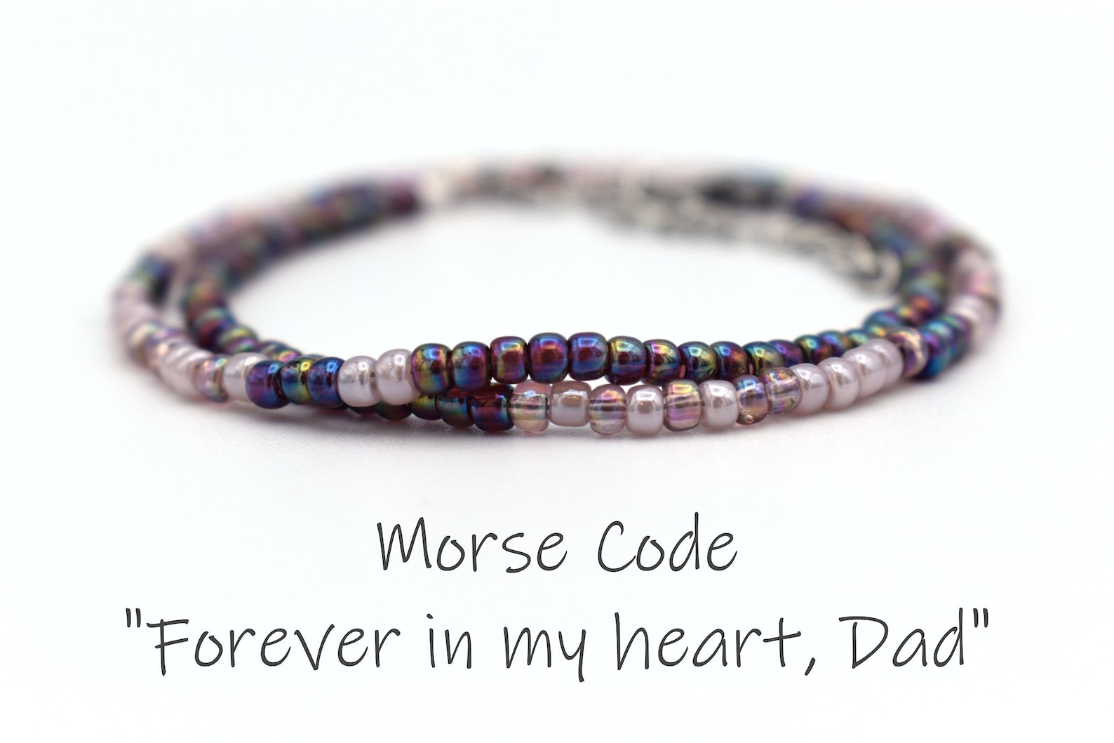 Remembrance bracelet for dad Outlet
