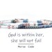 God Is Within Her She Will Not Fail Bracelet, Psalm 46 5 Bracelet, Christian Bracelets for women, Unique gifts for her, Christmas Gift 