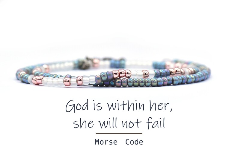 God Is Within Her She Will Not Fail Bracelet, Psalm 46 5 Bracelet, Christian Bracelets for women, Unique gifts for her, Christmas Gift 