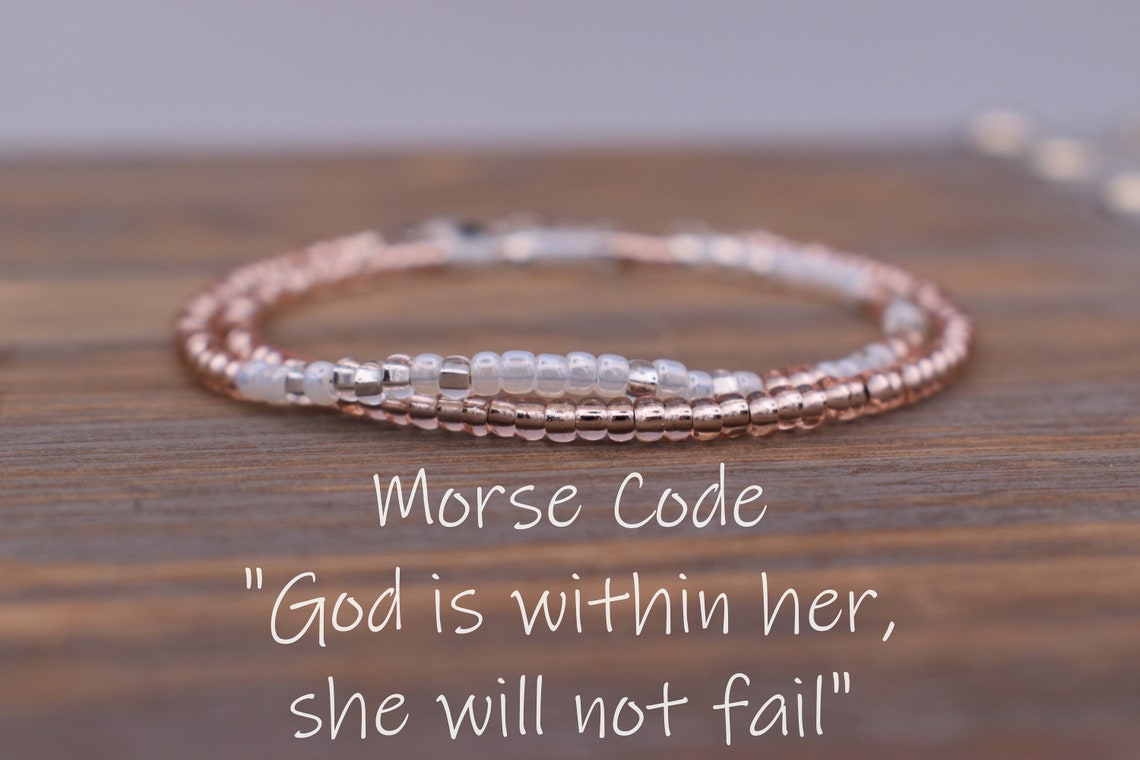 God is Within Her She Will Not Fail Bracelet Psalm 46 5 - Etsy