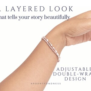 Bonus Mom Morse Code Bracelet: Stainless Steel Wire & Beads image 11