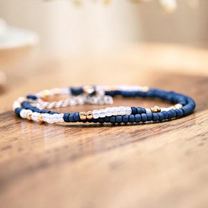 Bracelet de prière en code Morse « Protège-le jour et nuit » pour maman, petite amie ou épouse de militaire image 3