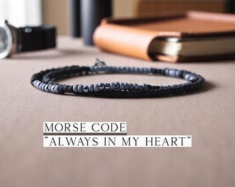 MENS Memorial Bracelet, Mens Memorial Gift for men, Remembrance Gifts, Remembrance bracelet for men, loss of wife gift, Loss of baby for day
