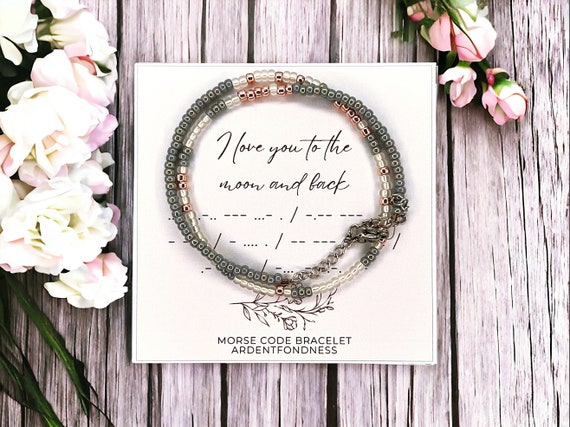 I love you to the moon and back Bracelet Romantic Gift for
