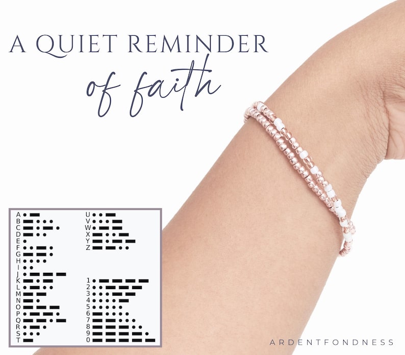 I can do all things through Christ Bracelet Philippians 4 13 Jewelry, Motivational Gifts for Her Bible Verse Bracelet Secret Message Jewelry bild 2