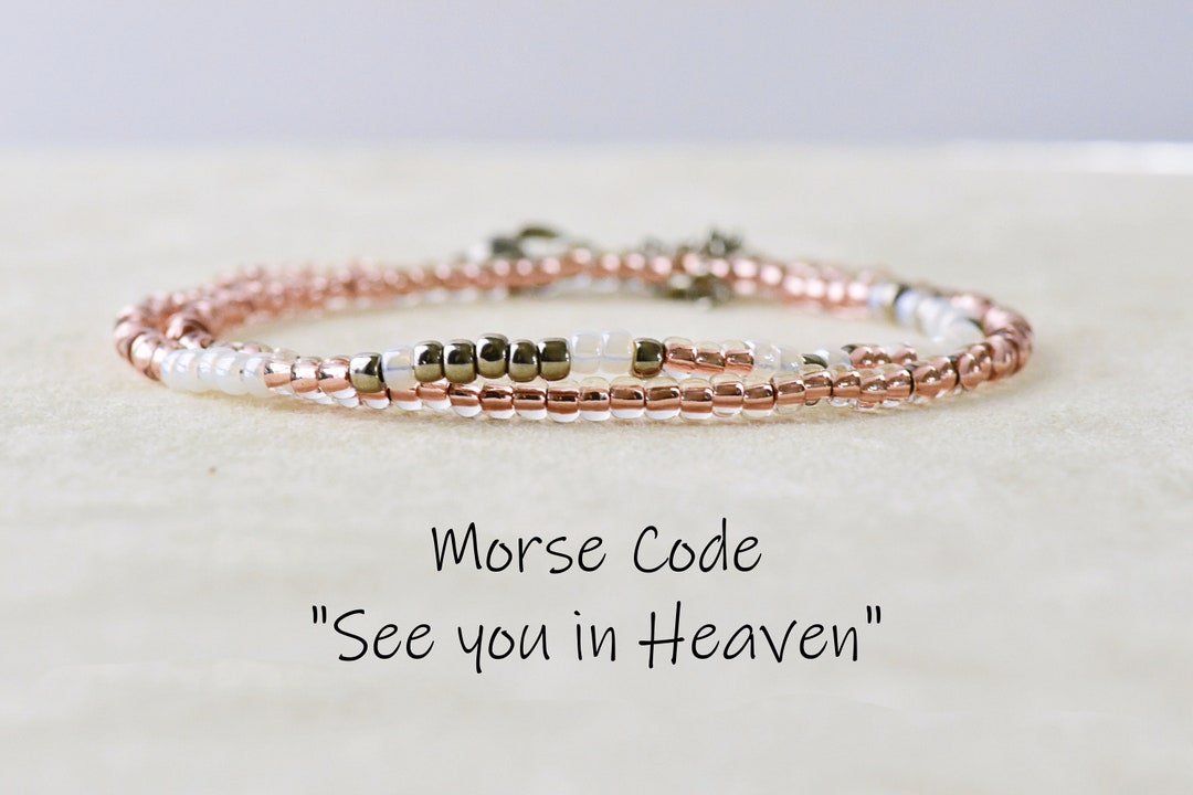 See You in Heaven Memorial Bracelet Sympathy Gift for Loss of - Etsy