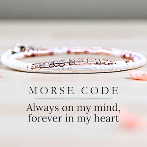 Custom Memorial Bracelet - Always On My Mind Forever In My Heart - Personalized Remembrance Jewelry - Sympathy Gift for Her - Bereavement