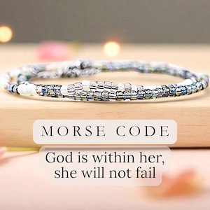 God is Within Her She Will Not Fail Bracelet for Women Psalm 46 5 Jewelry Bible Verse Gift for Her Daughter Sister Granddaughter Graduation
