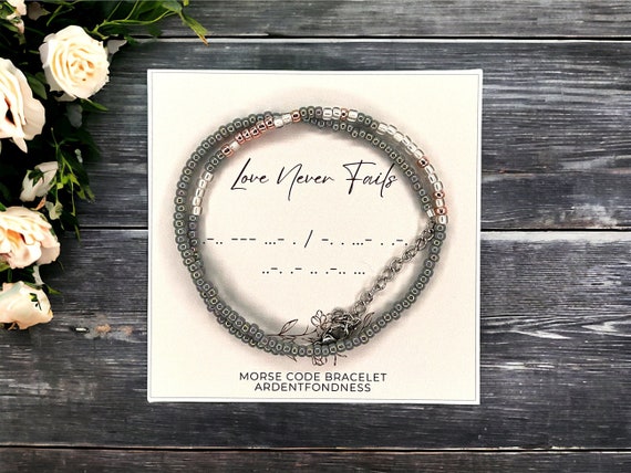 Love never shop fails bracelet