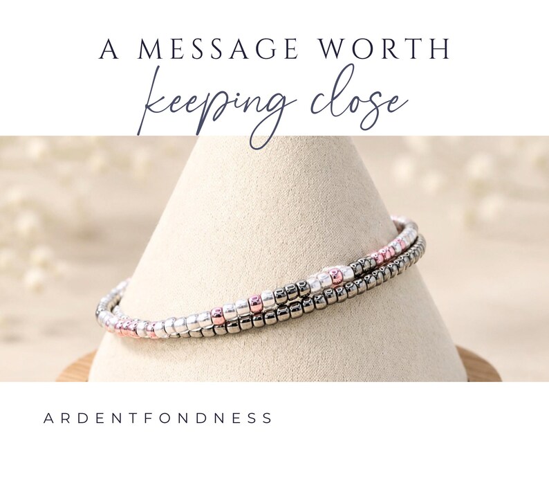 Nobody Fights Alone Bracelet, Supportive Gift for Women, Cancer Support Jewelry, Get Well Soon, Strength, Support Encouragement Fighter immagine 13