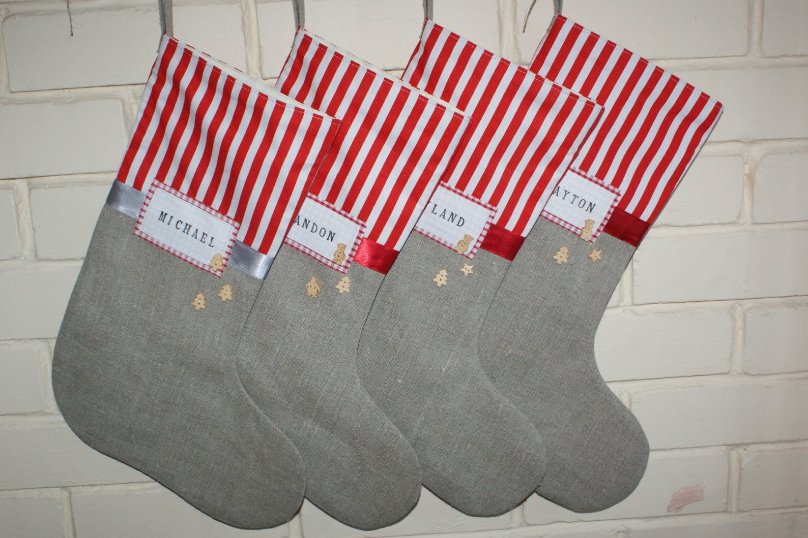 Family Of 4 Christmas Stockings 