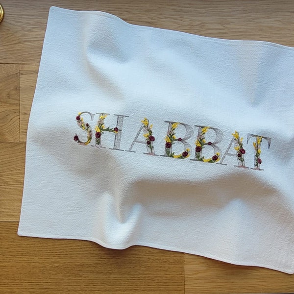 SHABBAT challah cover