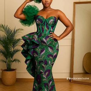 Ghana Funeral Dress for Plus Size - Etsy