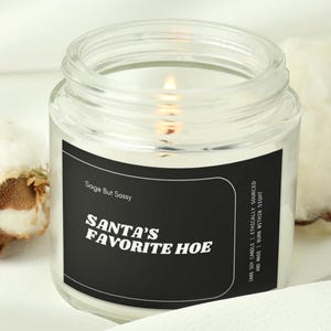 Funny Christmas Scented Soy Candle - Sarcastic Holiday Gift for Women, Xmas Decor, Festive Home Fragrance, Winter Candle, Secret Santa