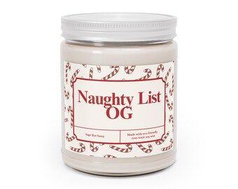 いたずらリストOG、面白いクリスマスキャンドル、クリスマスジョークギフト、クリスマスパーティーにふさわしくないギフト、皮肉なクリスマスギフト