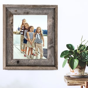 Custom Reclaimed Wood Frame | Custom Barn Wood Frame | Custom Barnwood Frame | Beveled Edge Frame | Picture Frame | Rustic Frame | Wedding