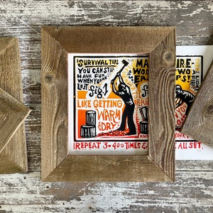 Rustic Wood Frame 8x10 Reclaimed Wood Frame 8x10 Barnwood Frame Barn Wood Frame Nautical Rustic Shabby Chic Modern Farmhouse