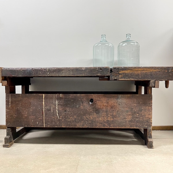 Antique Kitchen Island Etsy