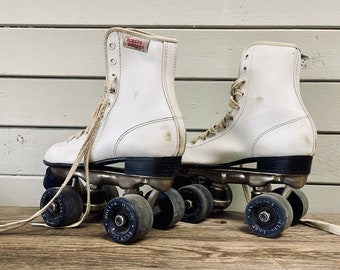 Vintage Roller-skates Roller Skates Rollerskates Ice Skates Industrial Decor