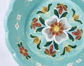 Rose Maul Wooden Cake Stand Hand Painted Cake Holder Vintage Desert Decor Fruit Bowl Cupcake Holder Cake Pedestal Pie Stand