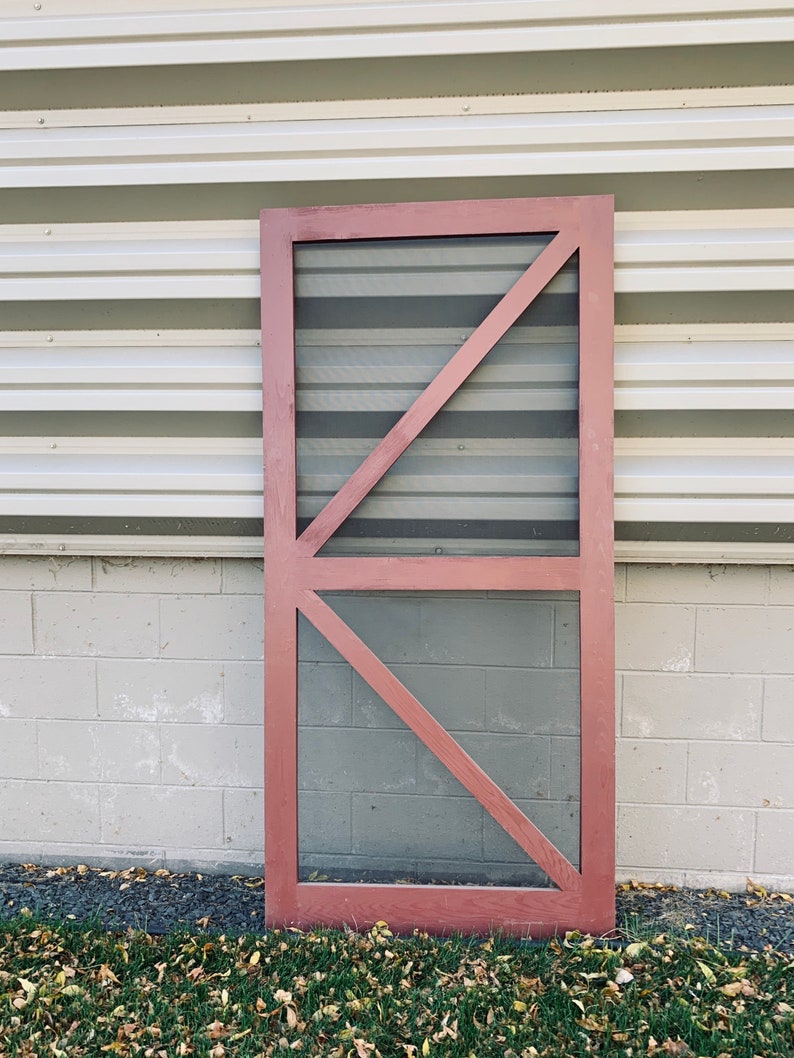 Custom Screen Barn Doors Custom Screen Parlor Doors Sliding Screen Doors Custom Screen Doors READ POST DESCRIPTION before ordering image 2