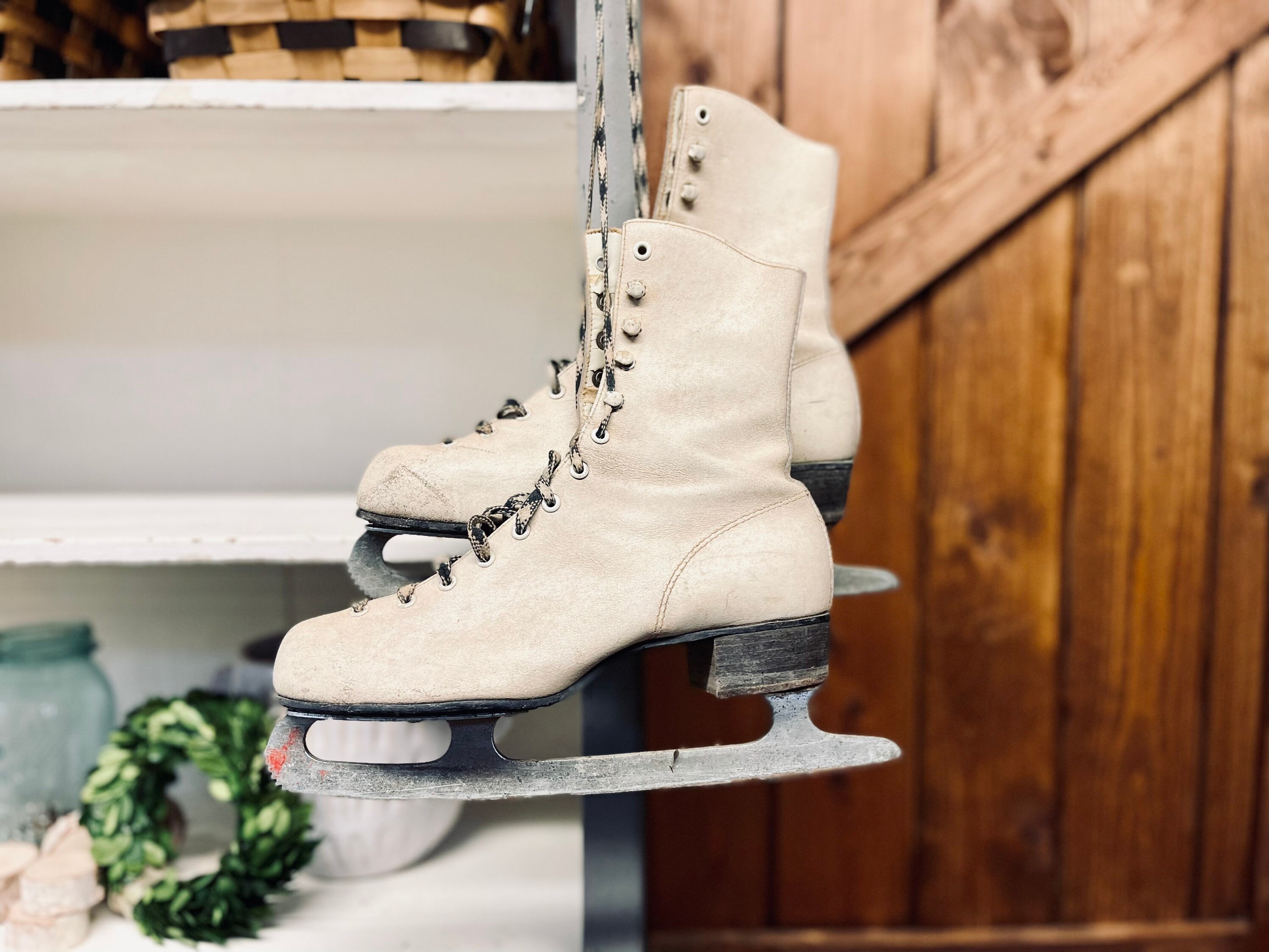 Antique sale ice skates