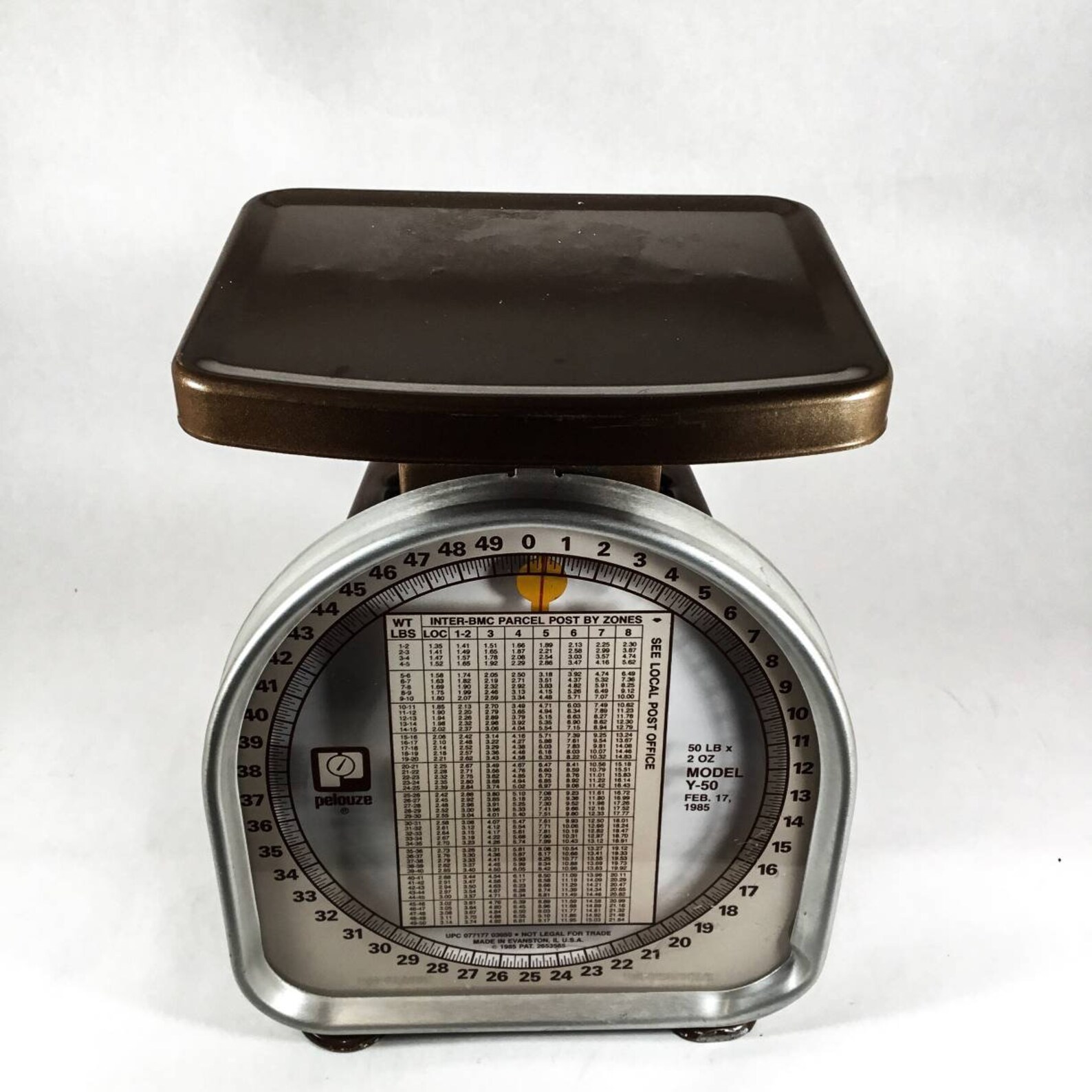 Pelouze Postal Scale Kitchen Scale Vintage Scale 50 Lb Etsy