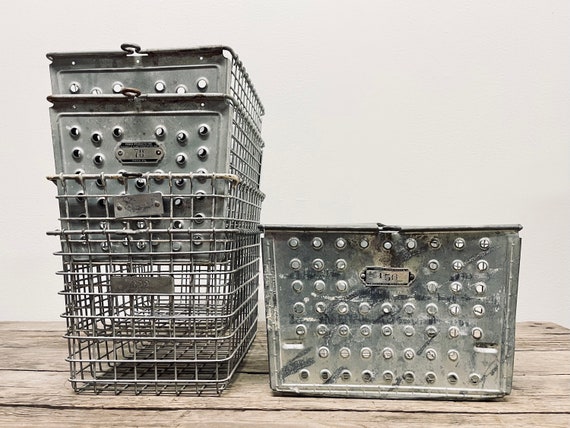 Vintage Metal Locker Basket Single Locker Basket Numbered Numbers Gym Locker Pool Locker Metal Basket Square Basket Wire Etsy Polska
