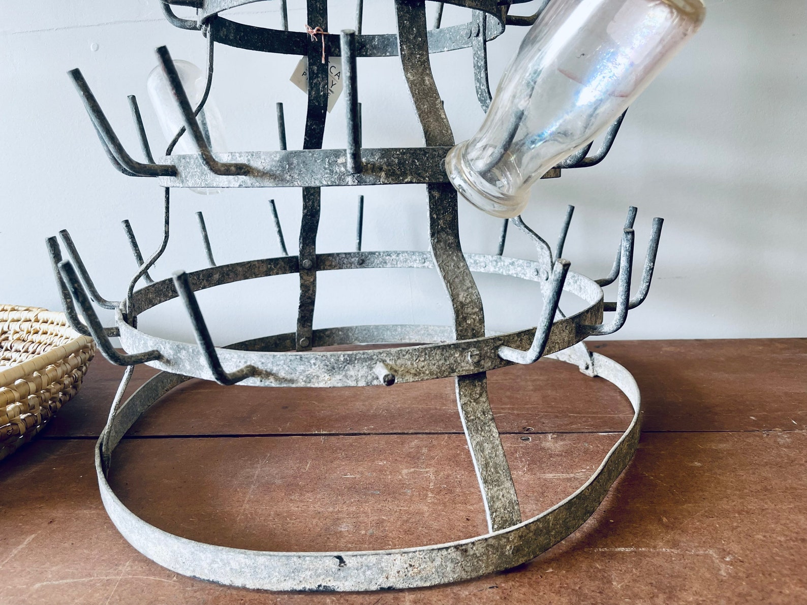 French Bottling Rack Antique Bottle Rack Metal Rack Etsy