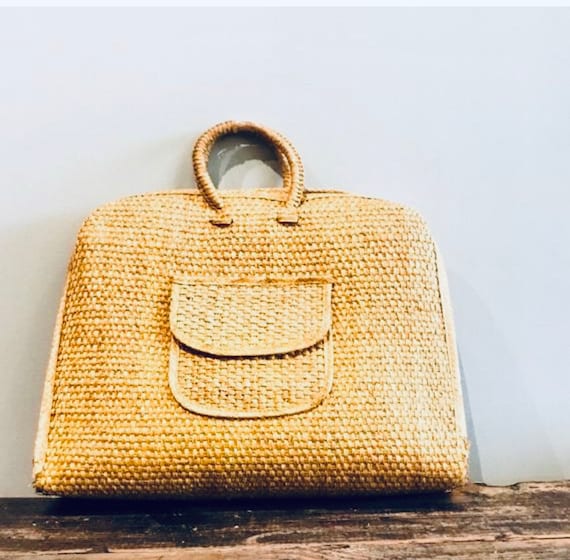 Woven Tote Bag | Wicker Bag | Wicker Purse | Woven